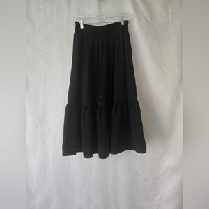 Chic Black A-Line Women's Skirt